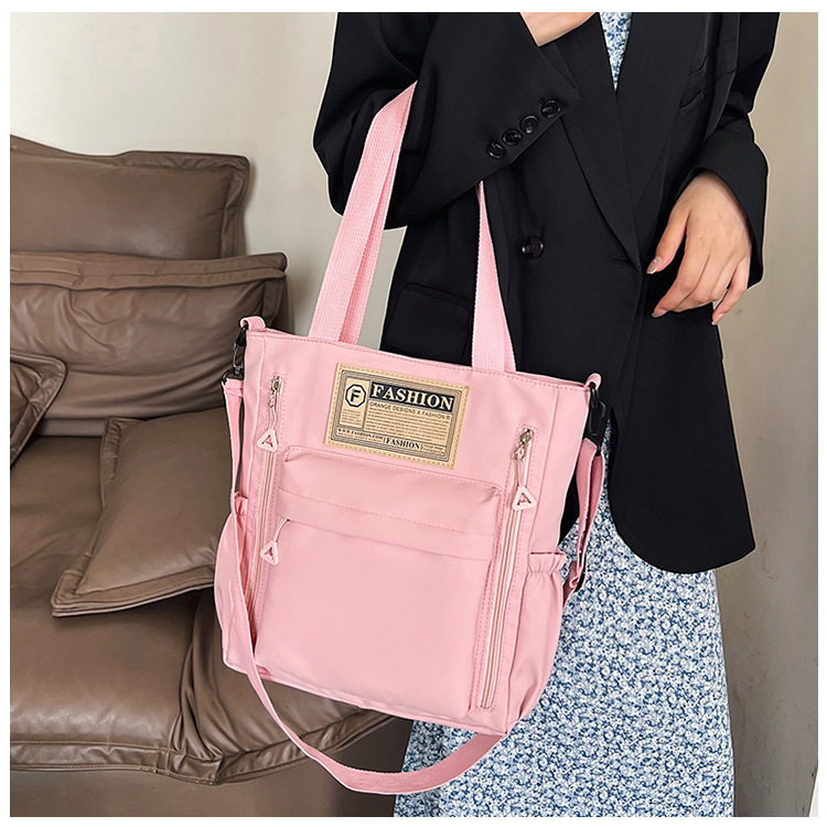 新款补课包初中学生书包韩版大容量斜挎包时尚休闲补课手提袋女包