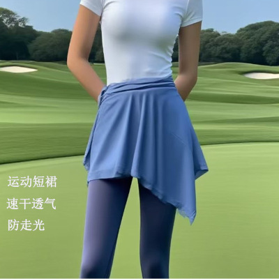 运动休闲半身裙健身防走光瑜伽裤