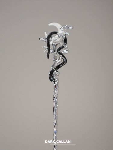 DARK CALLAN“月夜树上挂了条蛇”原创设计发簪新中式小众高级感 - 封面