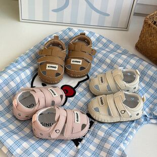 {13-18码}夏季男女宝宝凉鞋6-12个月婴儿鞋子幼童软底步前鞋单鞋
