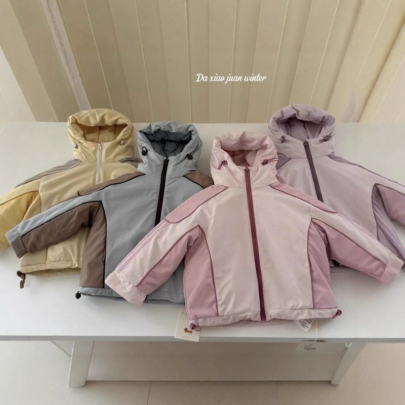 大小卷儿童冲锋衣25冬季男女童