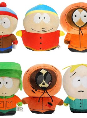 美国乐队南方公园公仔衰仔乐园毛绒娃south公园周边儿童玩偶礼物