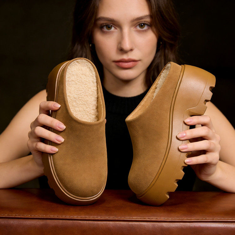 圆头青年坡跟EVA发泡头层猪皮勃肯鞋/软木鞋,女鞋,勃肯鞋/软木鞋,淘宝优惠券,粉丝福利购,淘宝优惠卷