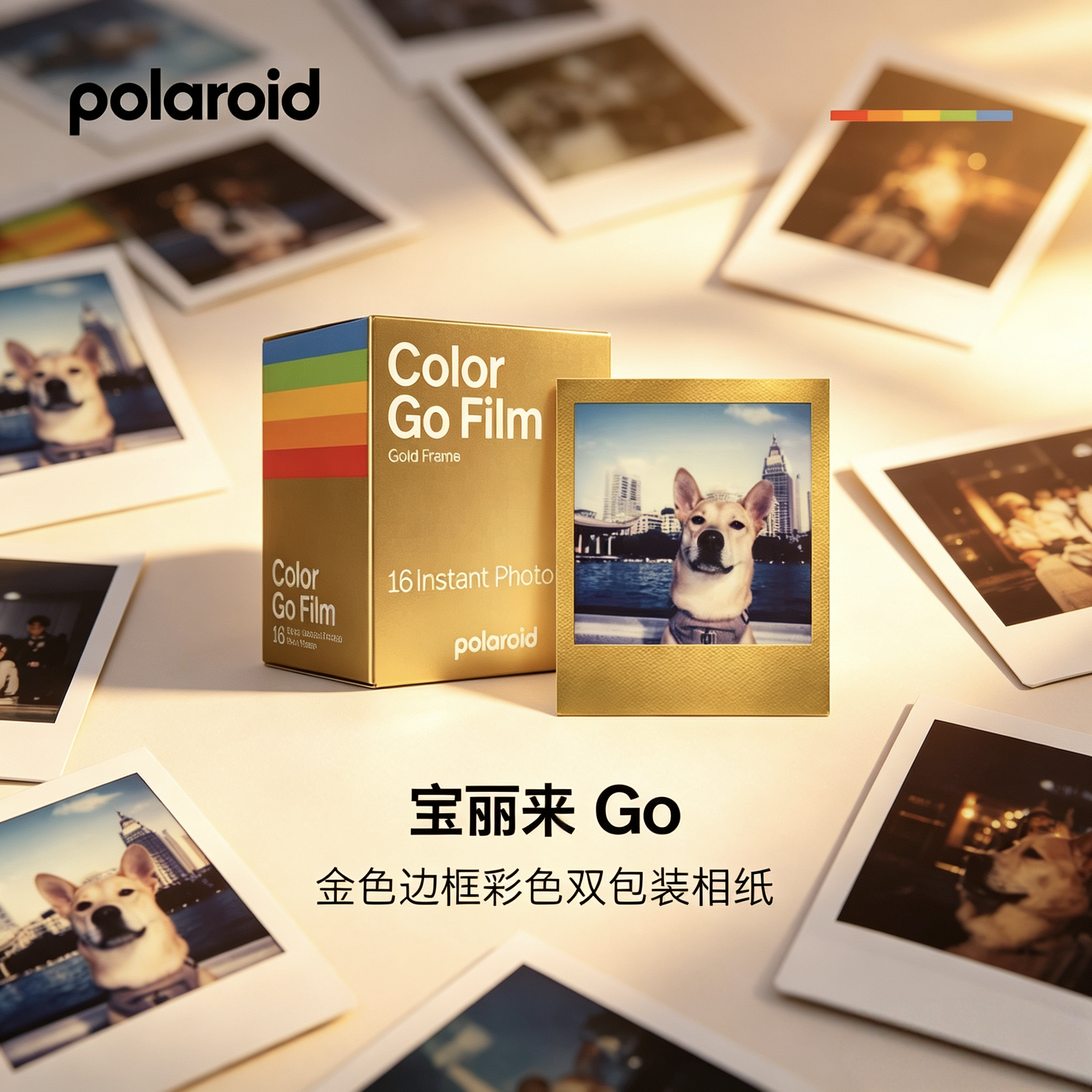 Polaroid宝丽来Go系列相纸彩色