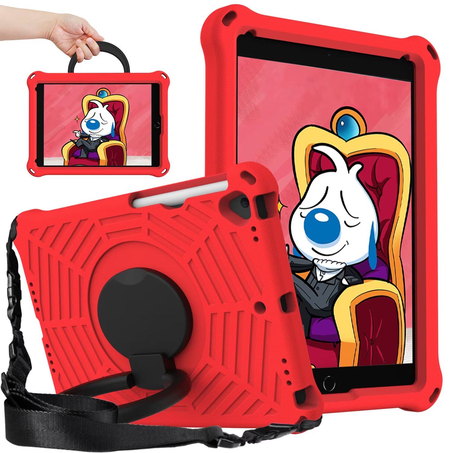 适用苹果2022新款iPad10.9保护 套硅胶防摔全包边air5旋转 儿童壳