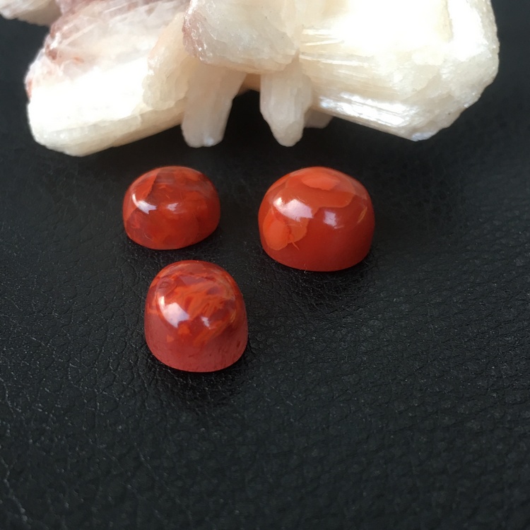 【玛瑙说】四川凉山南红戒面蛋面裸石纯天然原色无烧原矿无优化女