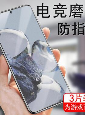 精菲适用于小米14t钢化膜14tpro磨砂13tpr0保护12t全屏t12tpor手机13t刚化pro玻璃贴模hyperos屏幕xiaomi萤幕