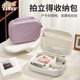 适用于富士拍立得mini12收纳包大容量旅行mini99收纳盒硬壳抗压90