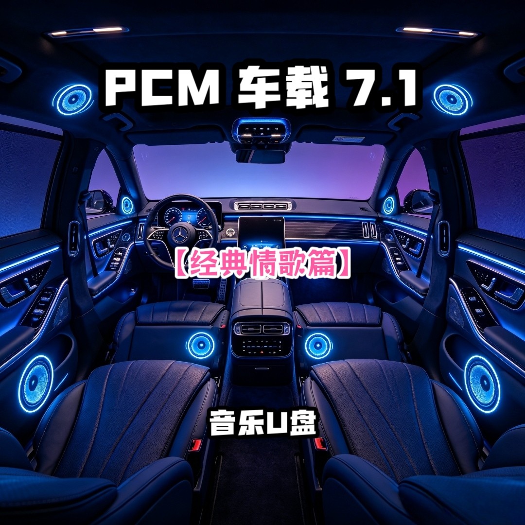 PCM车载7.1经典情歌无损音乐U盘立体环绕家用车用车载DSP解码上混