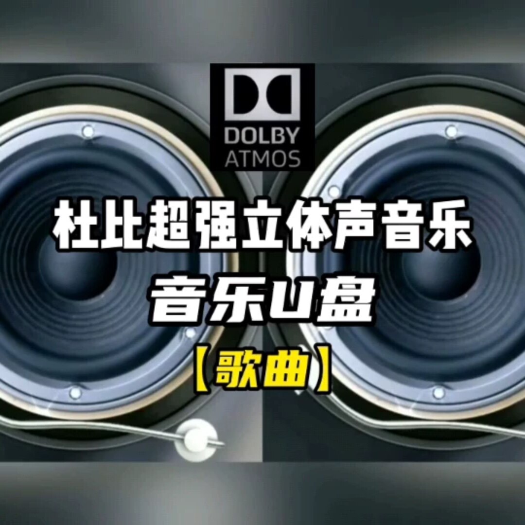 杜比立体声音乐u盘经典老歌车用车载高音质分轨分离环绕重低音