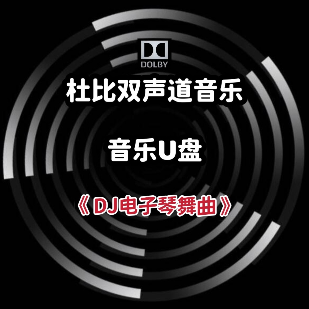 杜比双声道音乐U盘DJ电子琴经典舞曲家庭家用车载车用音轨解码