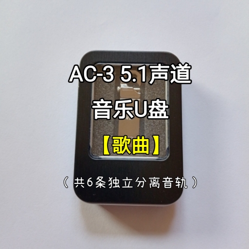 AC-3 5.1声道音频音乐U盘歌曲共6条独立分离音轨家用车用发烧解码