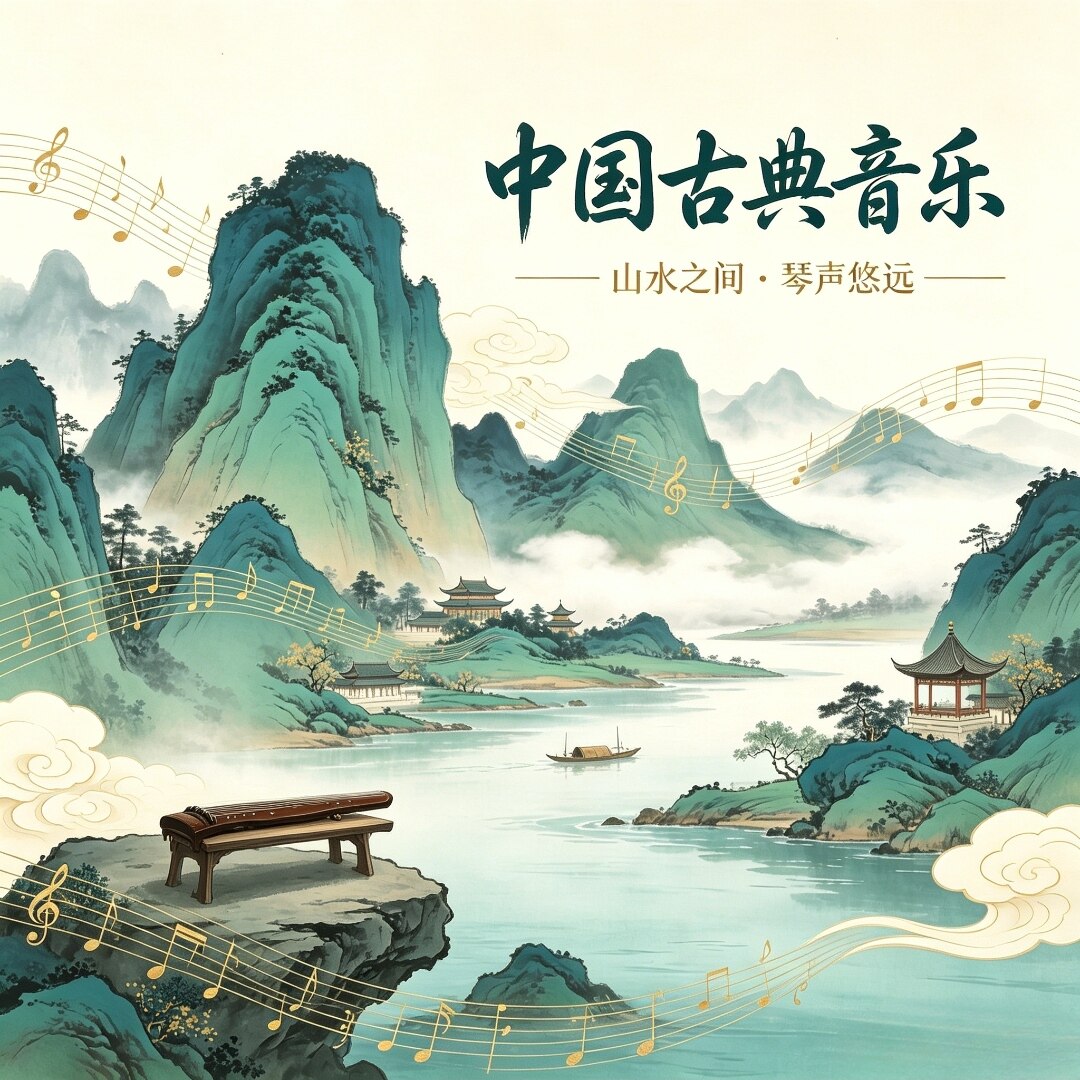 中国古典音乐U盘高品质立体声家庭家用车载车用客厅书房usb优盘