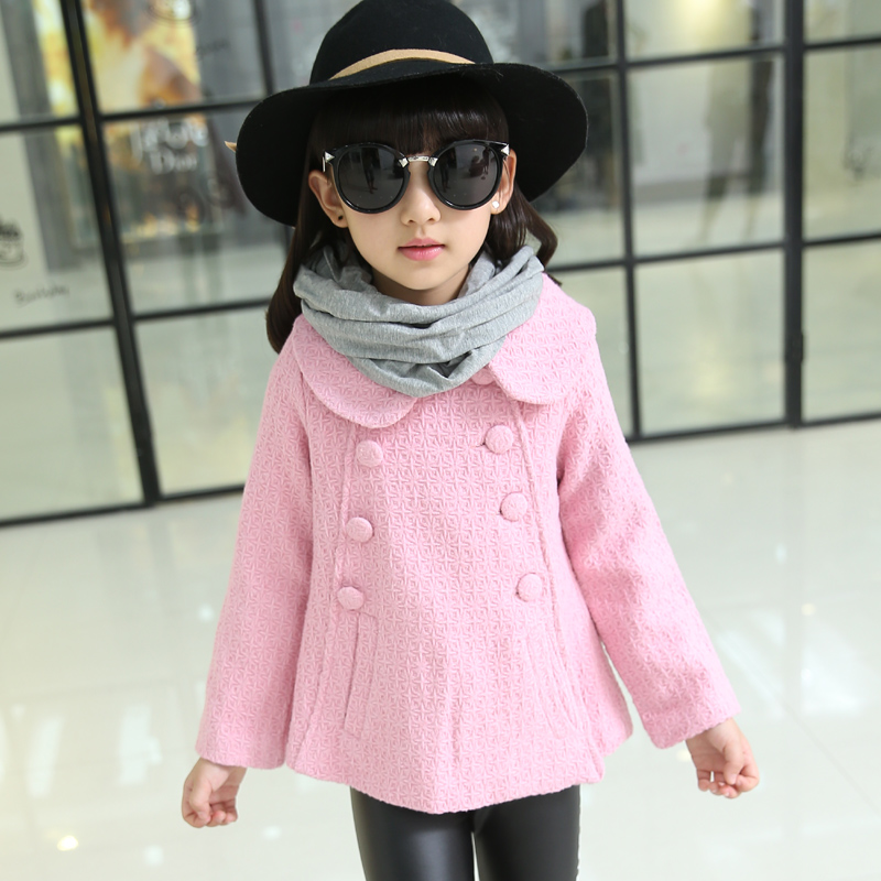 Manteau pour fille en laine - Ref 2161456 Image 3
