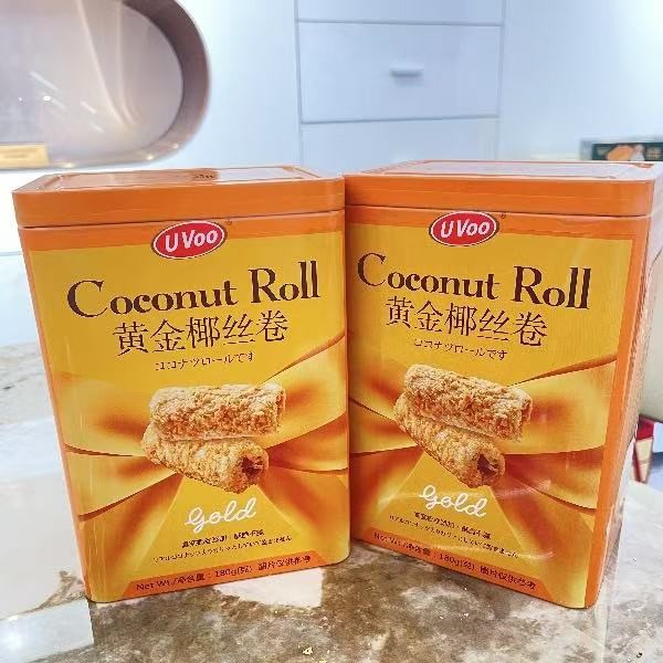 UVOO黄金椰丝卷巧克力椰丝卷