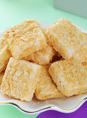 牛奶味燕麦酥独立包装网红膨化零食宿舍党上班族茶水间优选3g*1包