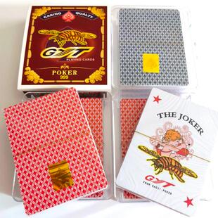 GYT布纹麻面八个王 东北填大坑专用填坑塑料扑克 蜜蜂9-A一条12盒