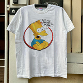 辛普森一家oversize街头潮流落肩美式 复古小众设计感潮牌短袖 T恤