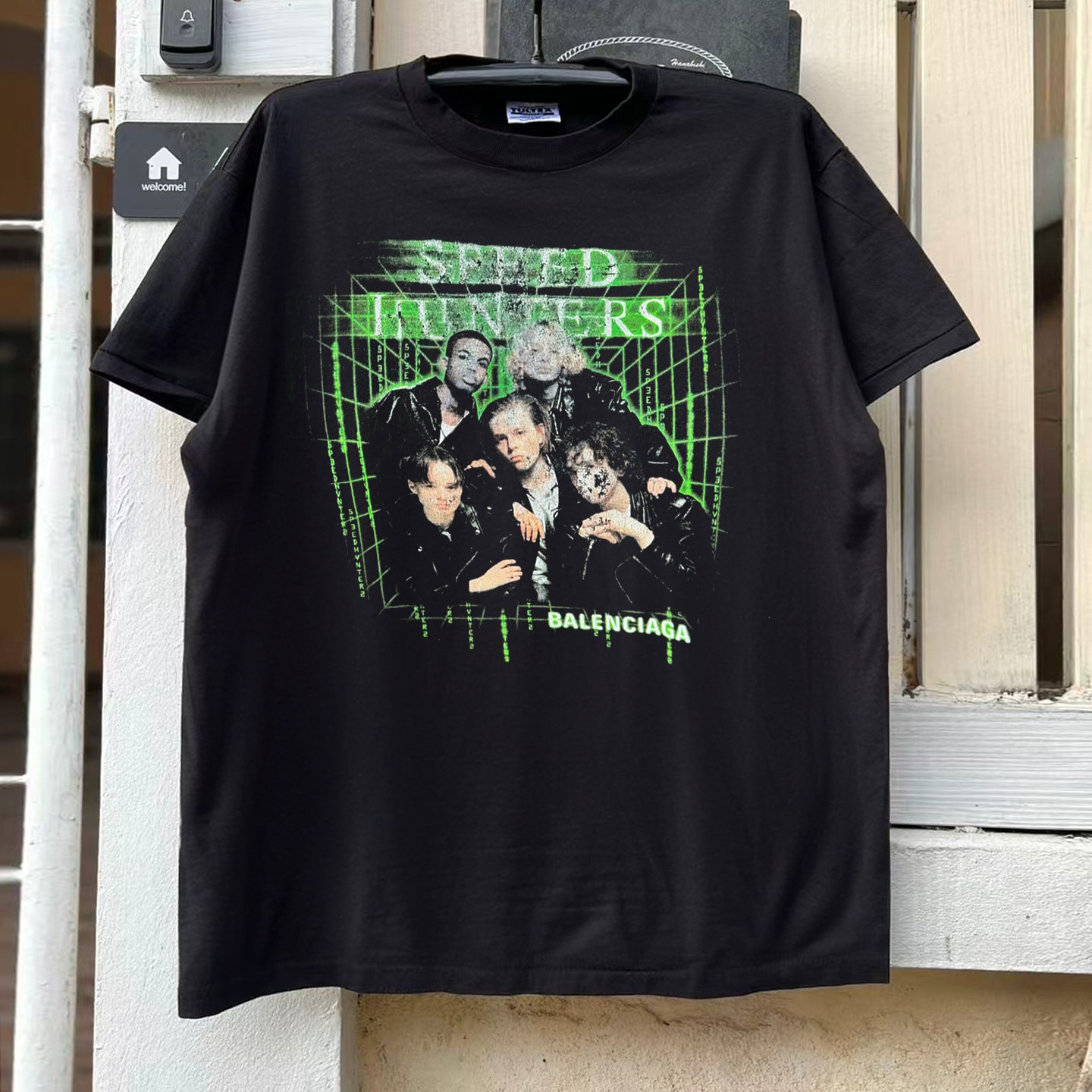 Speed Hunters美式复古暗黑波普艺术hiphop哥特风潮牌纯棉短袖T恤