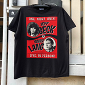 Jeff T恤 复古摇滚质感暗黑波普艺术潮牌短袖 Beck与Jonny Lang美式