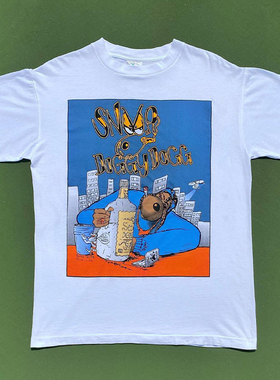 Scooby Doo史酷比狗狗卡通美式重磅棉学院风oldschool男女短袖T恤