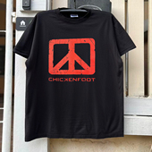 摇滚vintage古着高街宽松潮牌恶搞短袖 Chickenfoot 乐队经典 T恤