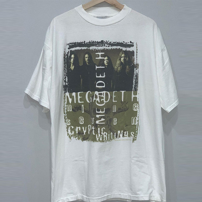 短袖vintage男女Megadeth乐队