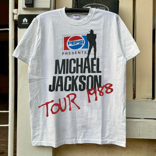 Michael Jackson迈克尔杰克逊美式短袖T恤vintage古着男女半袖潮