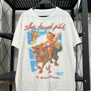 Stone Temple Pilots石庙向导乐队金属摇滚chic嘻哈短袖男女T恤棉