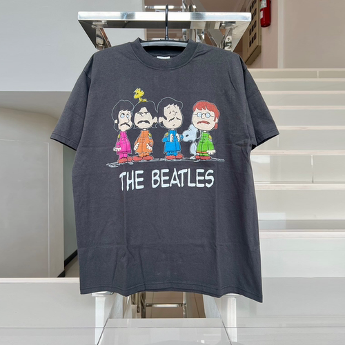 The Beatles披头士美式街头卡通vintage古着波普艺术潮牌短袖T恤