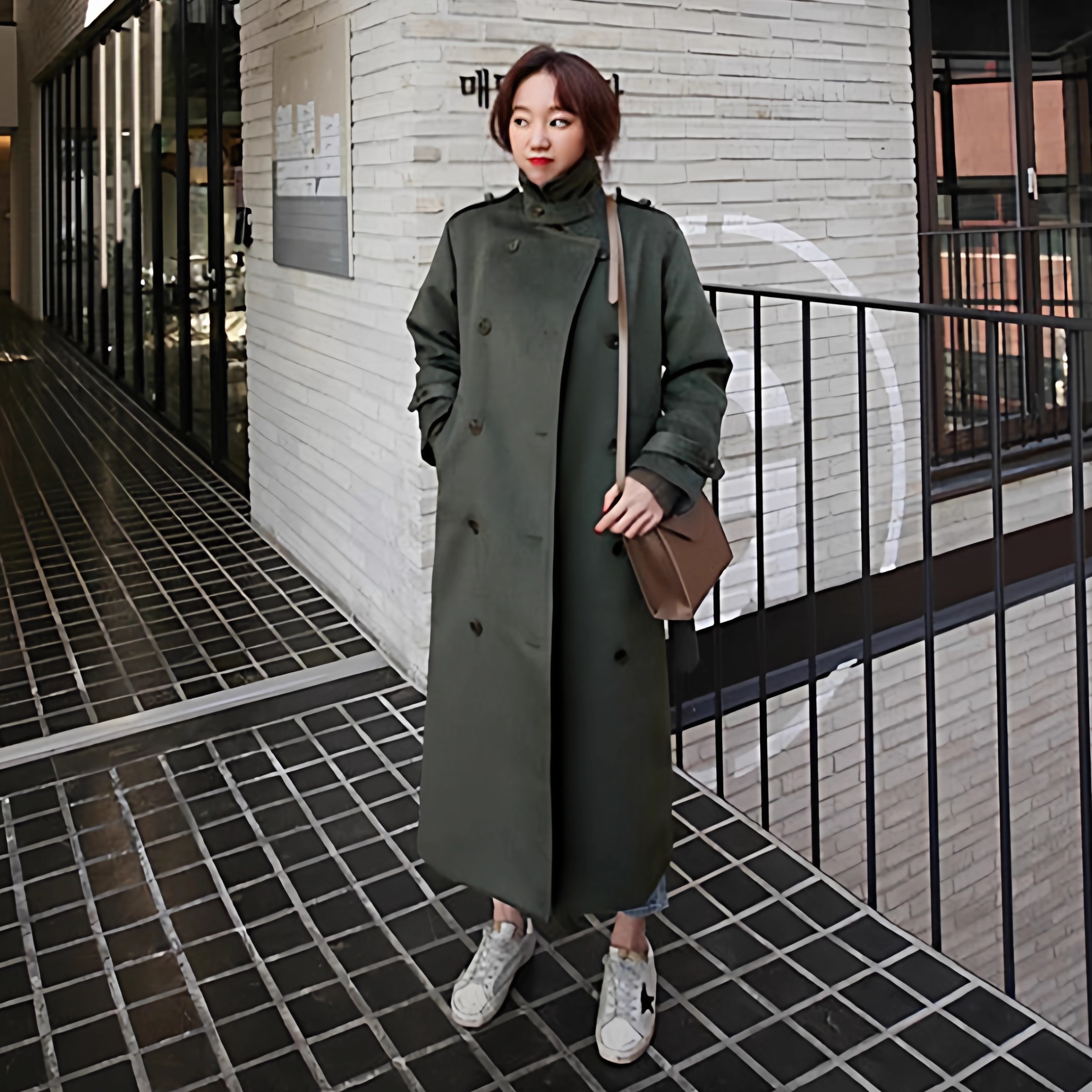 2025冬季新款韩版毛呢外套女超长款到脚踝加厚宽松高级感流行大衣