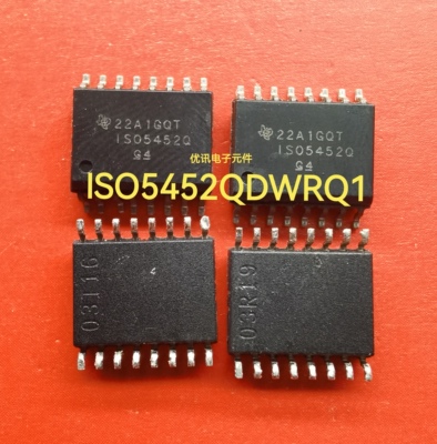 ISO5452QDWRQ1丝印ISO5452Q SOP-16 驱动器IC芯片 拆机现货 包好