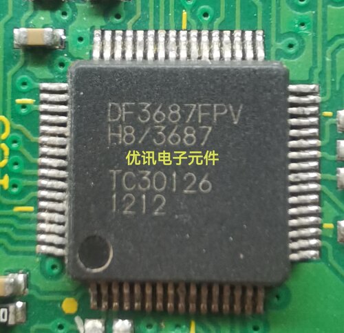 DF3687FPV 封装QFP-64 微控制器芯片 拆机剪板 现货