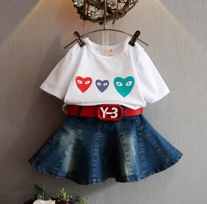 Jupe fillette en toile - Ref 2050094 Image 4