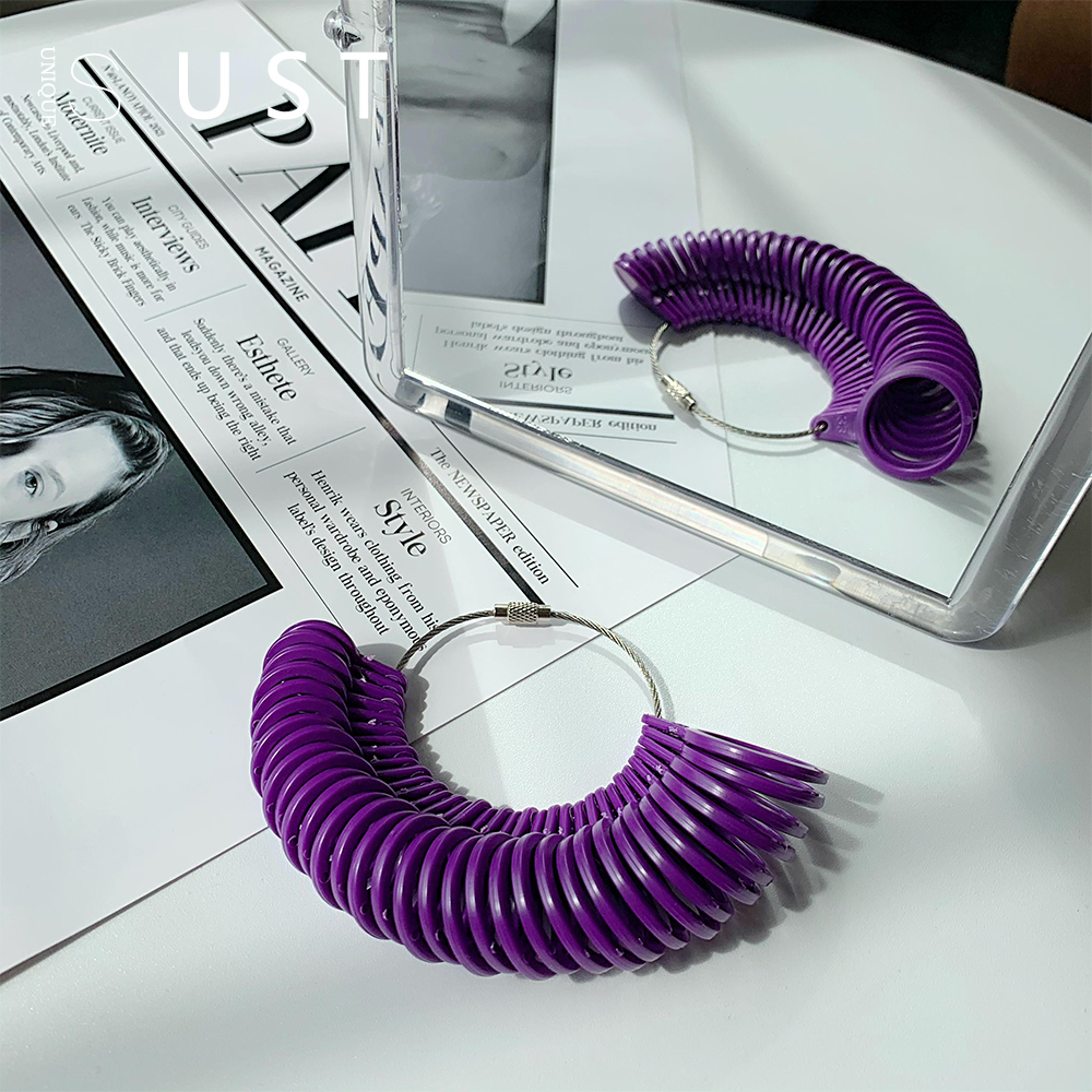 戒指圈测量工具手指大小尺寸塑料圈港度戒指尺码测量环指圈量号器