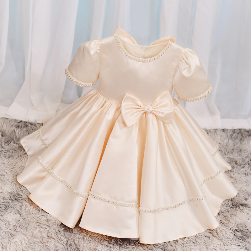 连衣裙女宝宝周岁生日礼服公主裙