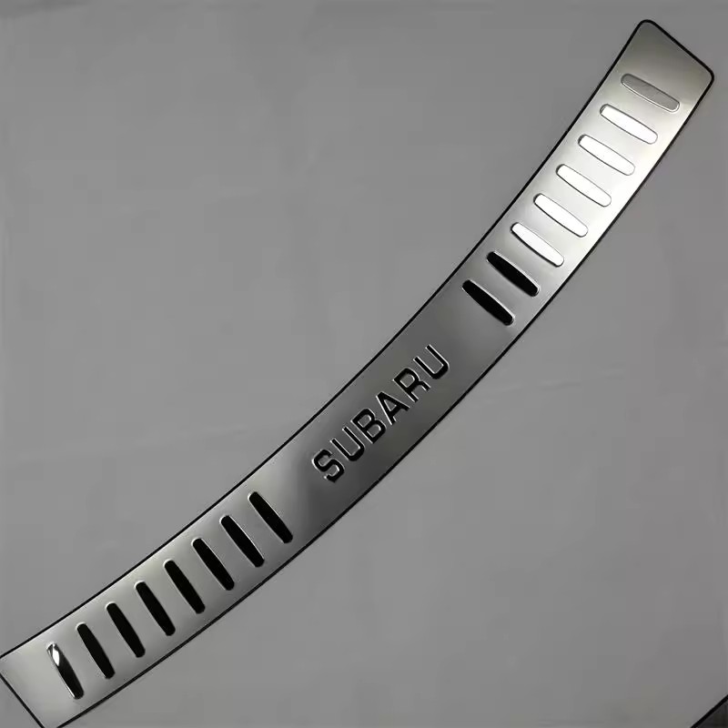 适用于08-17斯巴鲁XV傲虎森林人改装门槛条不锈钢后备箱护板饰条