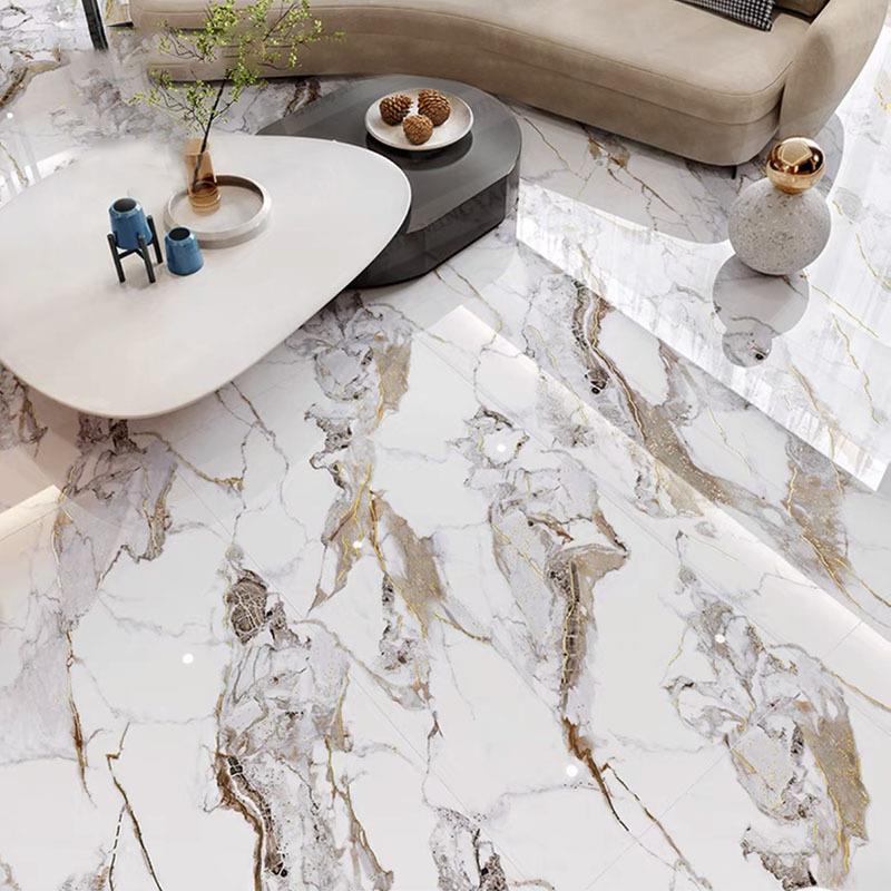 广东佛山金丝釉瓷砖鱼肚金地砖60x120厨房卫生间墙砖轻奢风