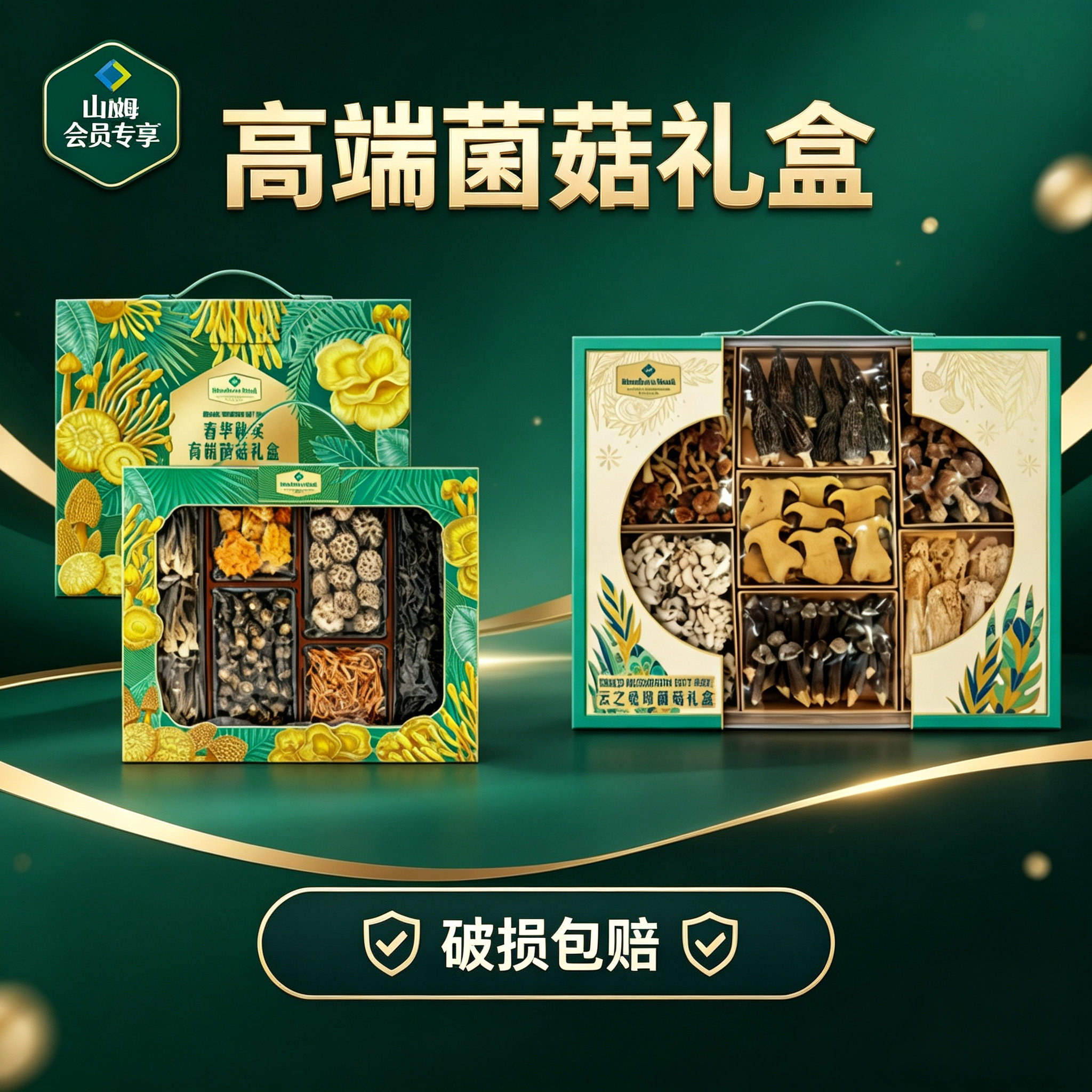山姆高端菌菇礼盒春华秋实礼盒图片