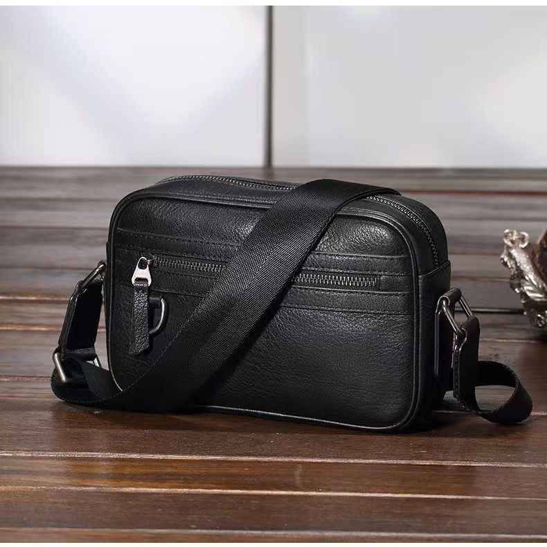 跨境真皮斜挎包男士感男款休闲挎包头层牛皮横款单肩包男包,箱包皮具/热销女包/男包,男士包袋,淘宝优惠券,粉丝福利购,淘宝优惠卷