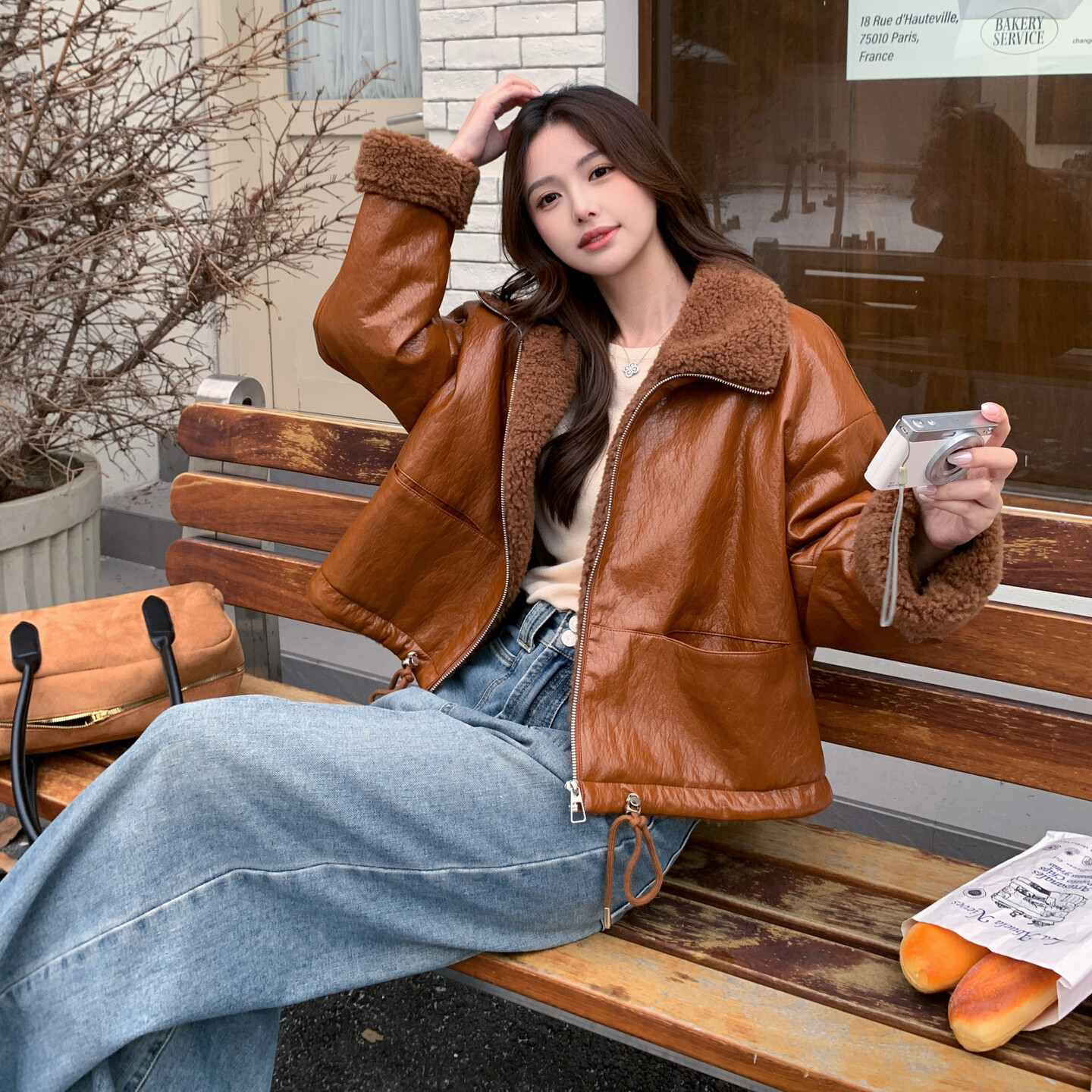 女装/女士精品短外套休闲风2025年冬季女士女保暖25-29周岁聚酯纤