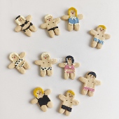 猫咪狗狗配餐零食蛋糕装 搞笑抽象泳装 小人羊奶淋面宠物饼干 饰