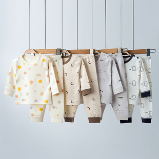 宝宝秋衣套装春秋冬季长袖打底衫儿童内衣二件套男女婴童家居睡衣