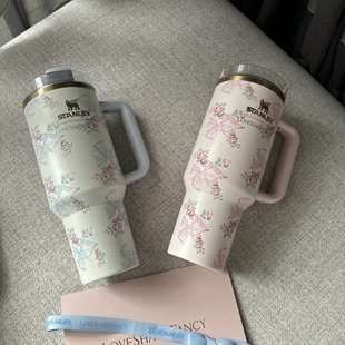 礼盒装stanley #loveshackfancy 40oz吸管保温保冷杯送礼首选