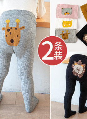 宝宝打底裤春秋纯棉外穿连裤袜