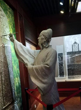 张贵雕像牛富范天顺边居谊姚姜像