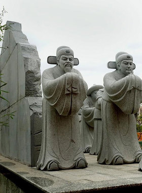 定制铸铜雕像摆件雕塑周瑞江秉谦