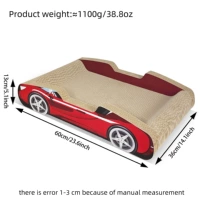 Красный гоночный автомобиль, 60см