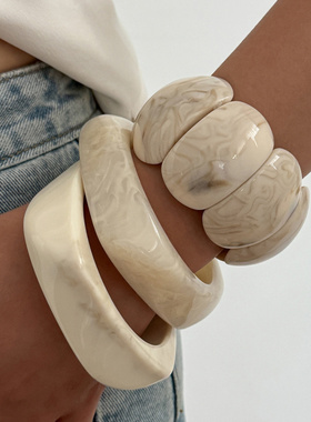 欧美跨境个性时尚多边形手镯复古