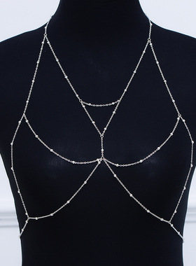 欧美性感夸张沙滩休闲身体衣饰链